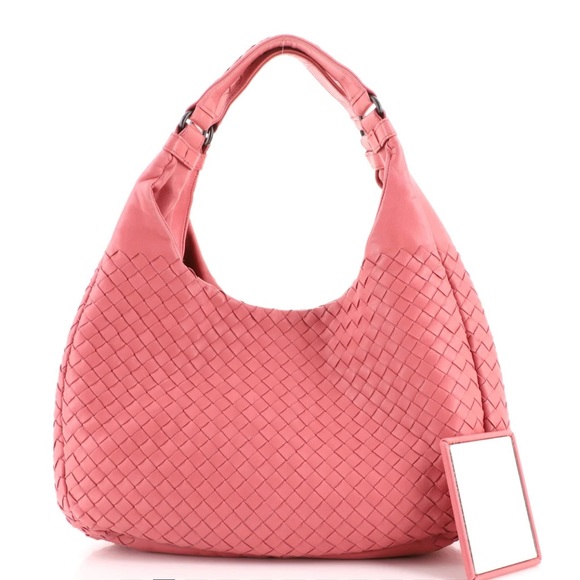 Bottega Veneta Handbags - Authentic Bottega Veneta Champana Hobo Intrecciato Nappa small bag